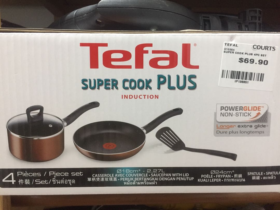 Tefal Pan And Pot 4 Pieces Cooking Set Home Appliances On Carousell