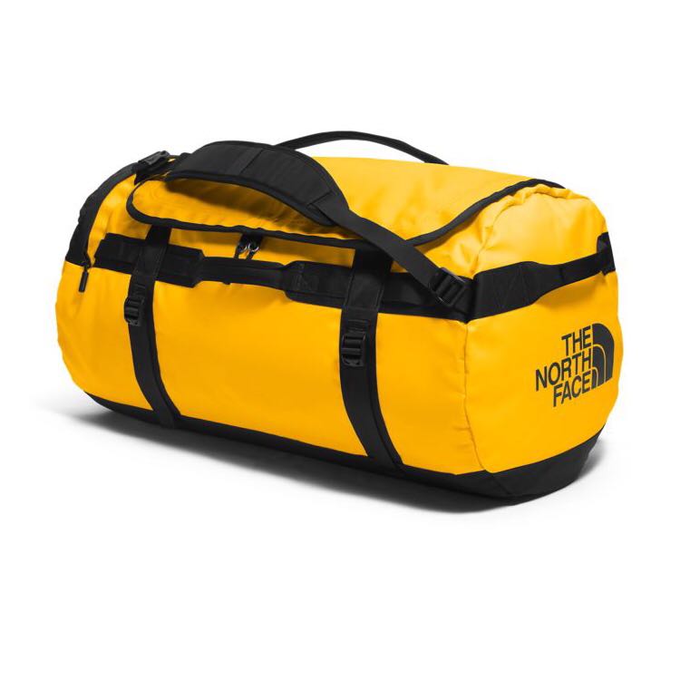 The North Face Base Camp Duffel 防水旅行袋黃XL, 他的時尚, 包, 背包