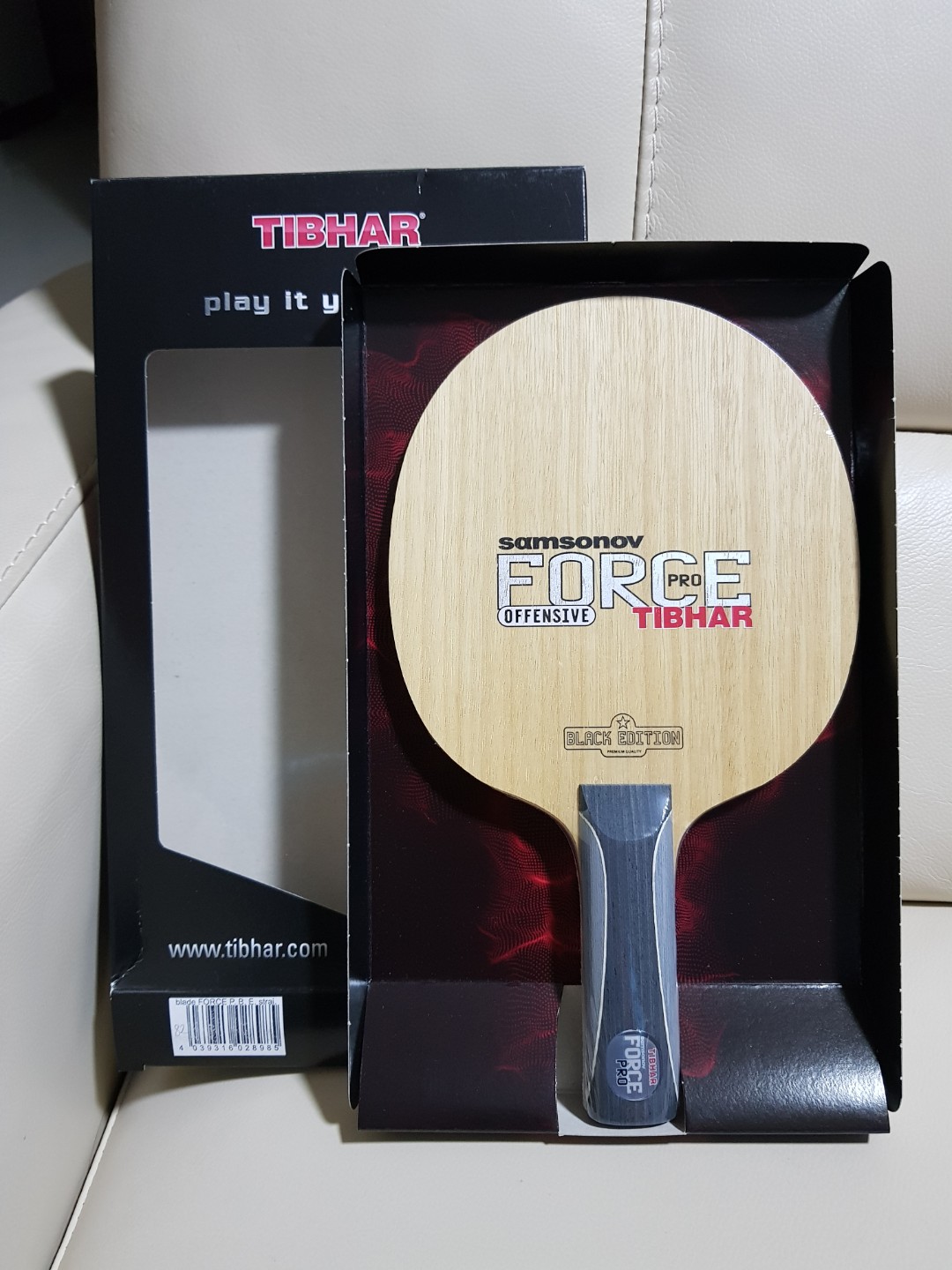 TIBHAR Samsonov Force Pro Table Tennis Ping Pong Racket Blade 