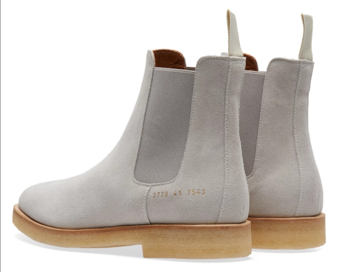 woman by common projects chelsea boot