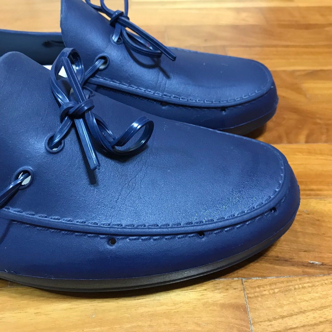 WOZ Men s Formal Casual Rain Shoes Size EU42 Navy Used Men s