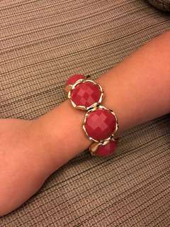 Gelang Bulat Rose Bingkai Gelombang