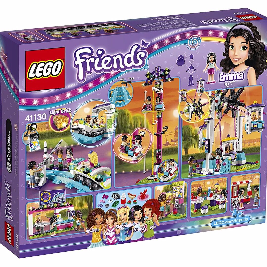 41130 Lego Friends Heartlake Amusement Park Roller Coaster Brand New Hobbies Toys Toys Games on Carousell