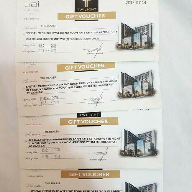 Bai Hotel Gift Vouchers On Carousell