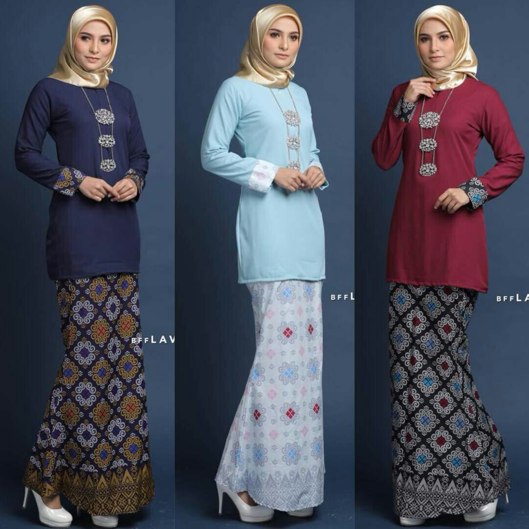  Baju  kurung batik  Muslimah Fashion Two piece on Carousell