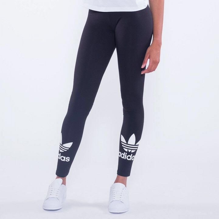 Bnwt Adidas Women Originals Trefoil Leggings Uk 8 Women S