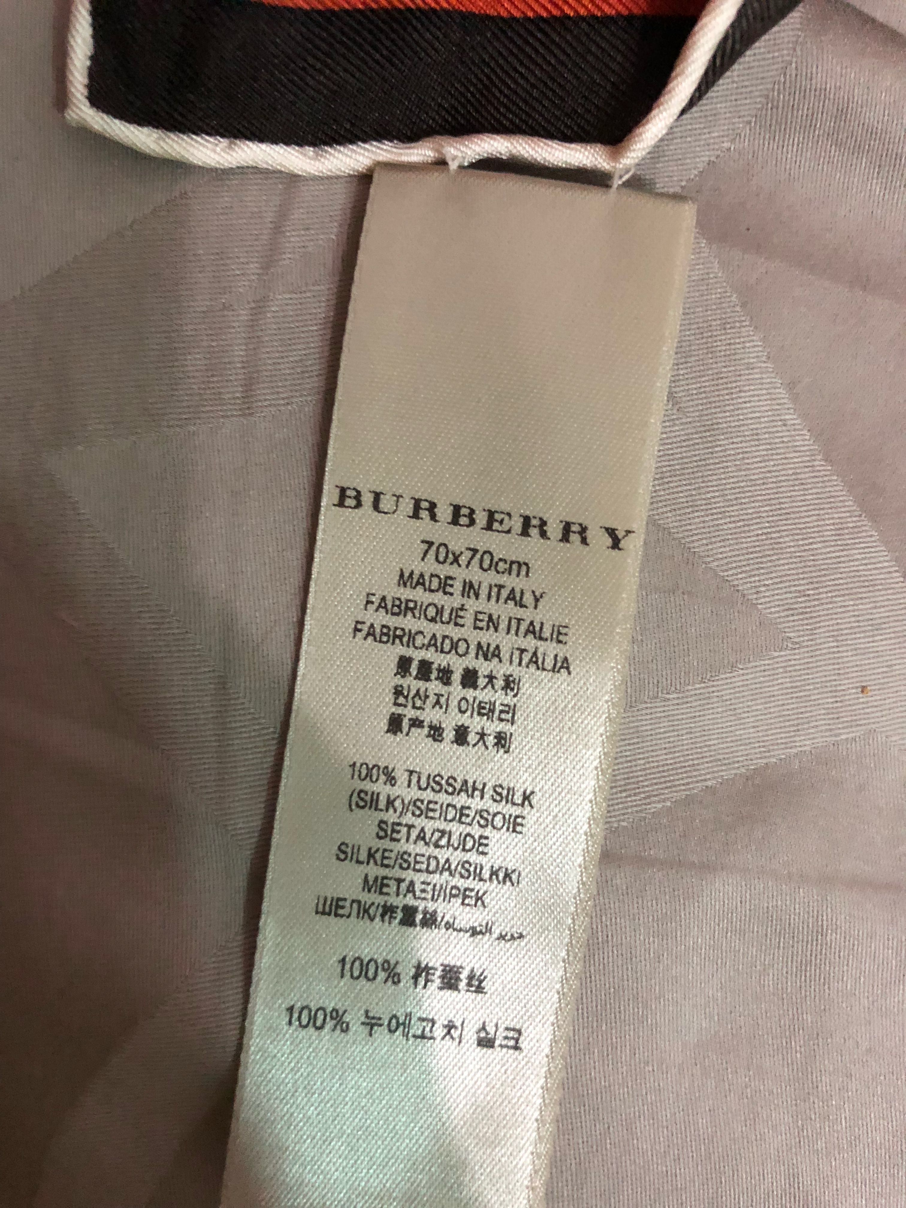 Burberry Silk scarf (Authentic), Women's Fashion, Watches & Accessories,  Other Accessories on Carousell