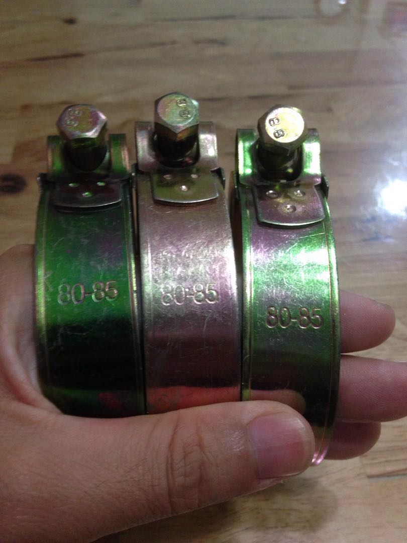 Car air intake hose clamps 8085mm, Car Accessories on Carousell
