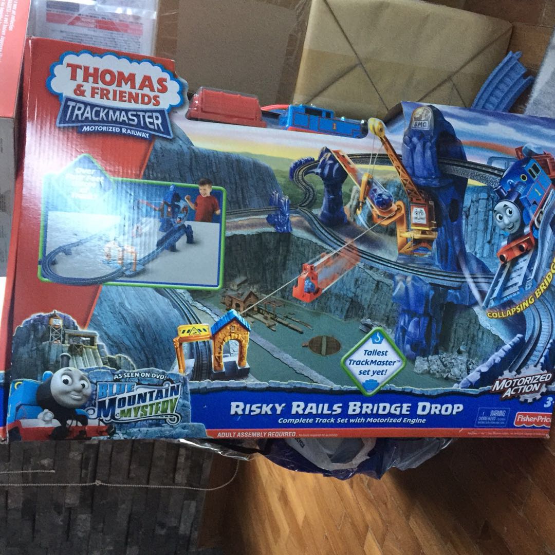 thomas and friends trackmaster risky rails bridge drop