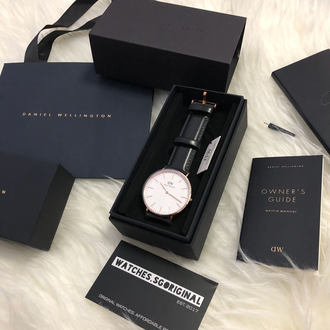 Daniel Wellington Watch Black 40mm Luxury Watches on Carousell