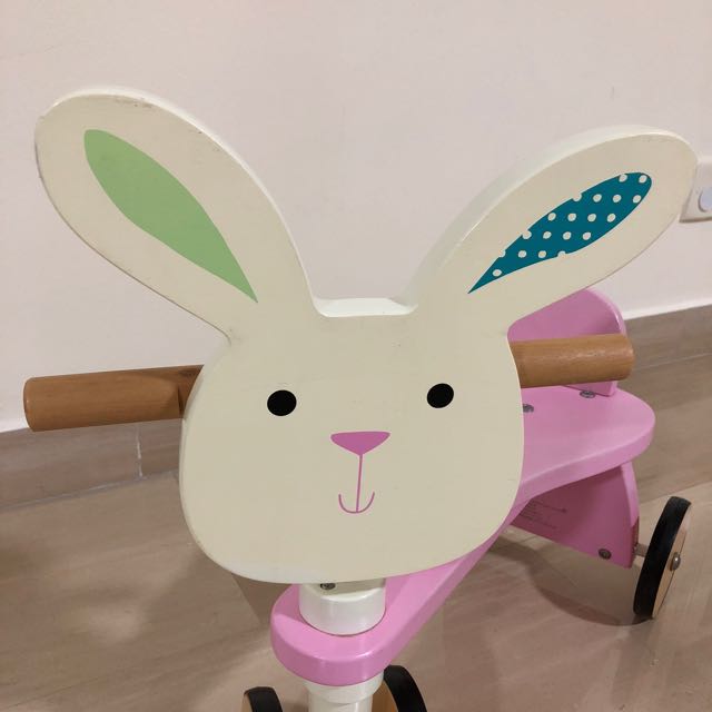 ELC Wooden Bunny Trike Hobbies Toys Toys Games on Carousell