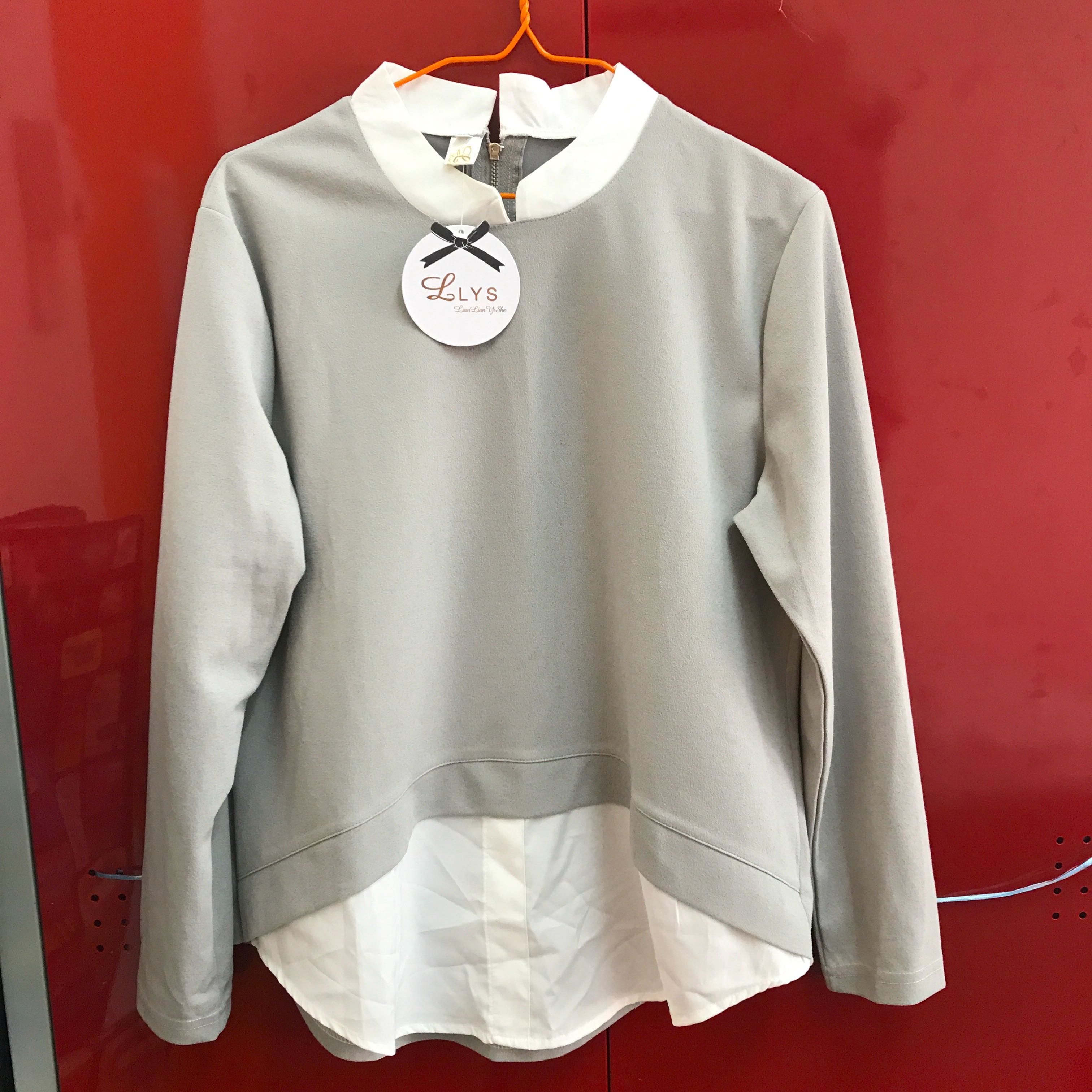 Free Postage L Grey Smart Casual Top Women S Fashion Clothes