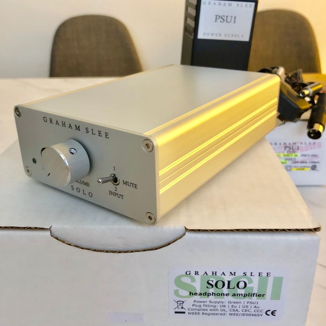 Graham Slee Solo SRGII Headphone Amplifier with PSU, Audio, Other Audio