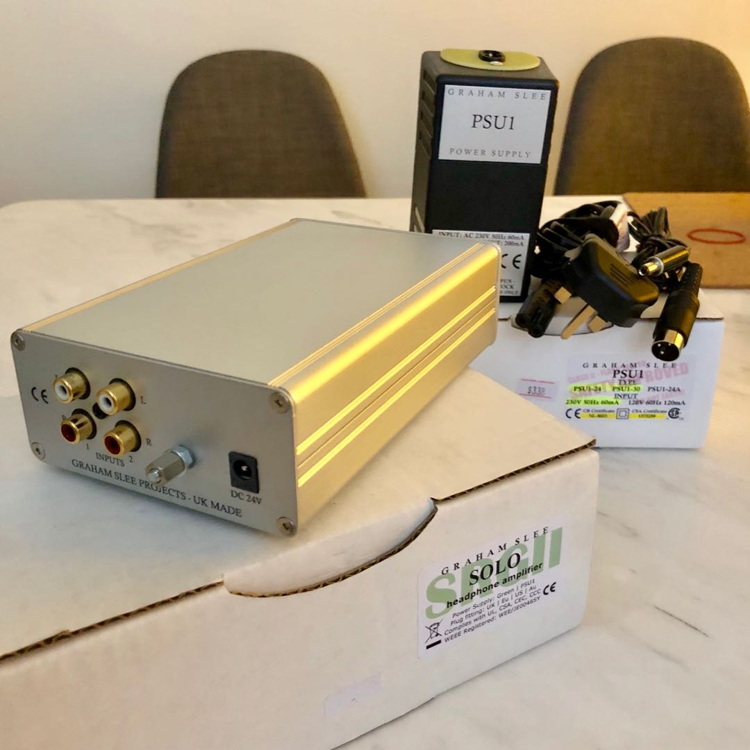 Graham Slee Solo SRGII Headphone Amplifier with PSU, Audio, Other Audio
