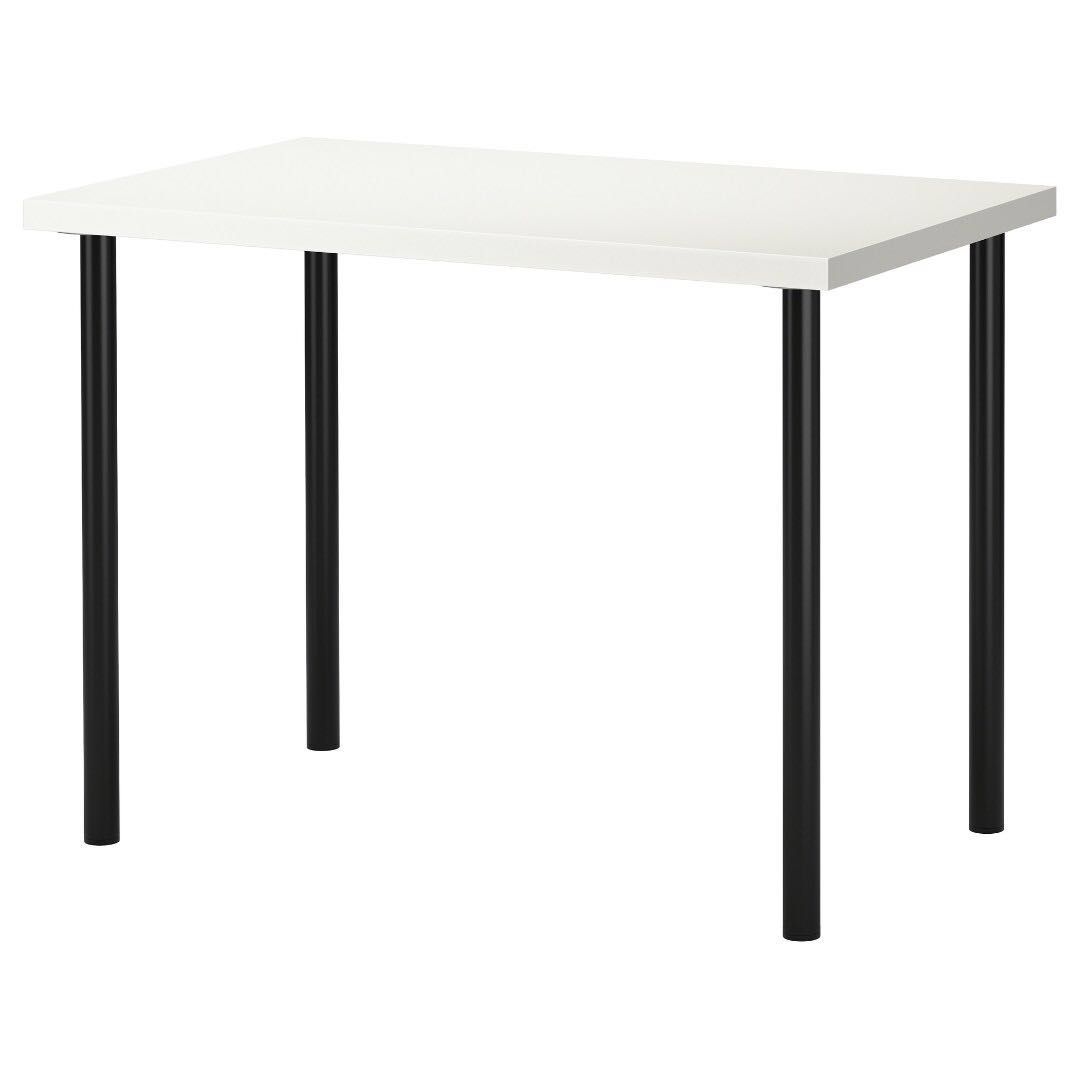 Ikea Linnmon Table 100cm x 60cm, Furniture & Home Living, Furniture