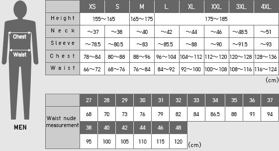 Size chart jaket uniqlo hotsell
