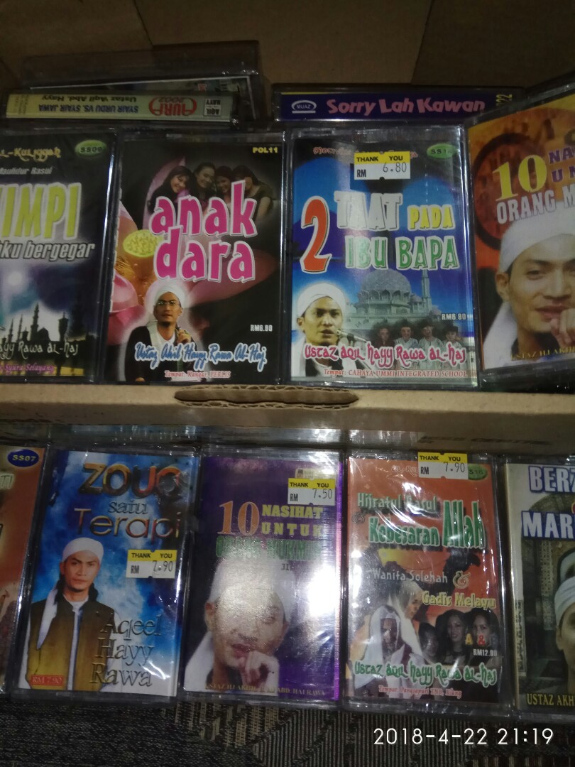 Kaset Ceramah Ustaz Akhil Hayy Music Media Cd S Dvd S Other Media On Carousell