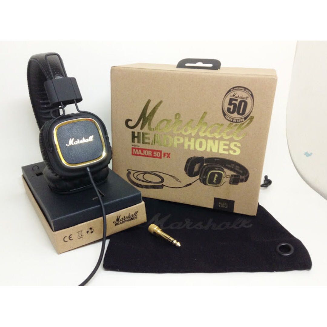 Marshall Major FX Headphones - Black - iCentre Malta Apple