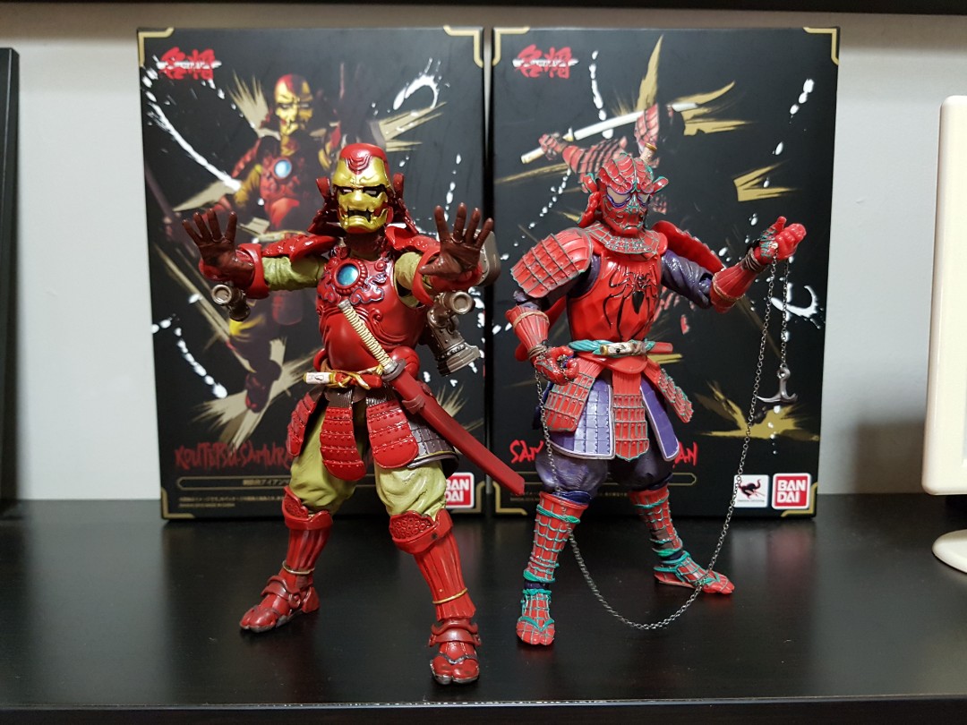 Spider man samurai figure hotsell