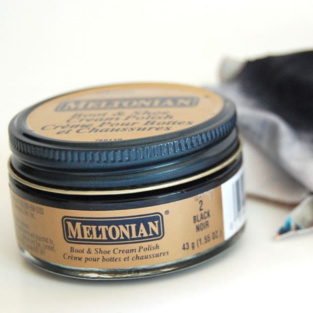 Meltonian Shoe Cream - BLACK 1.55oz 