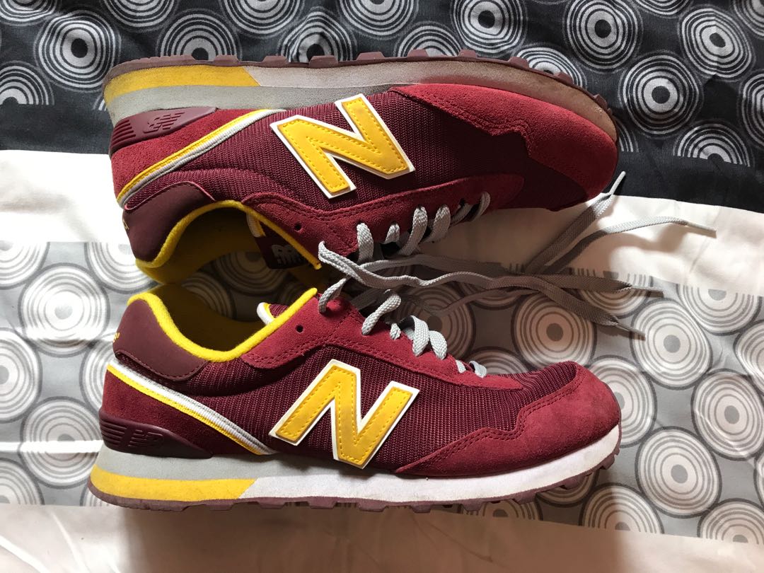 Red and shop yellow new balance