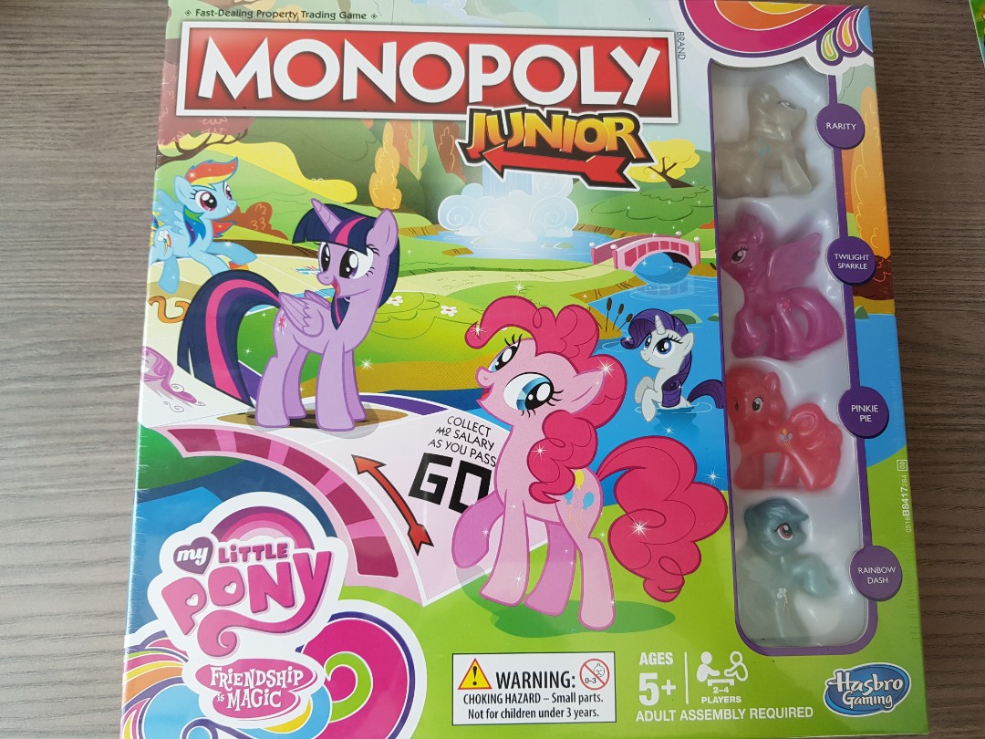 monopoly junior my little pony
