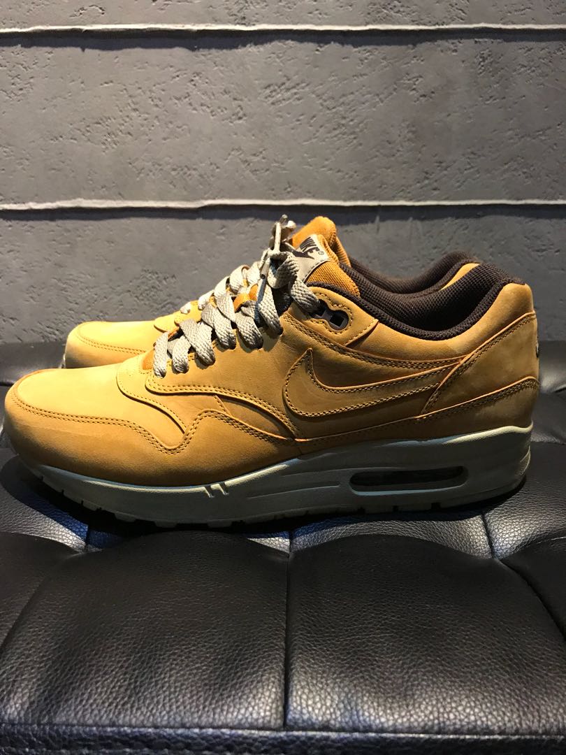 Nike air max 1 leather outlet premium wheat pack