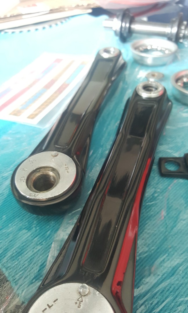 Pédales BMX Old School Shimano DX, Rouges, D'occasion