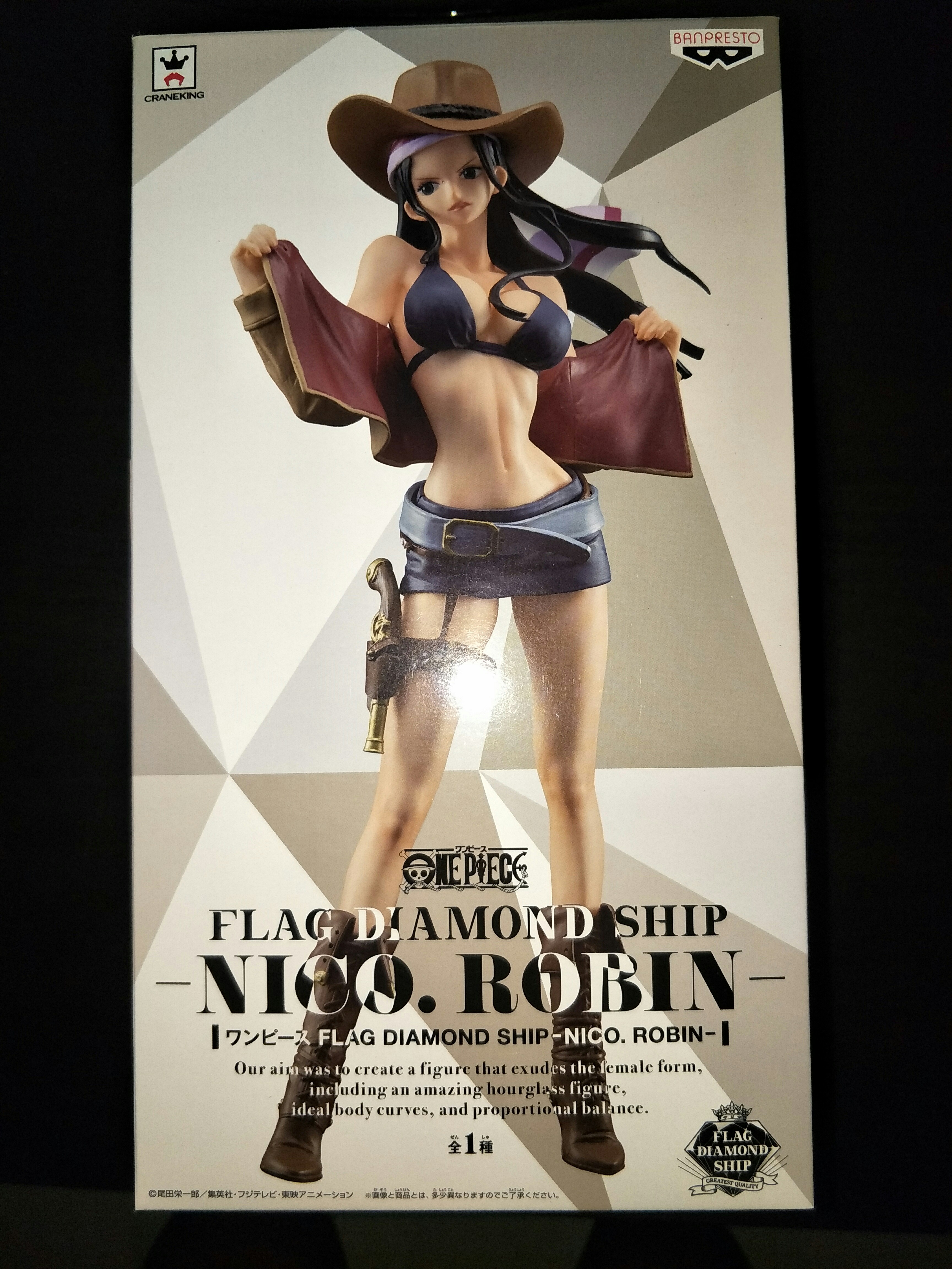 Banpresto One Piece Flag Diamond Ship Nico Robin Figure Japan Official Import Collectibles Japanese Anime Reyada Internationalschool Com