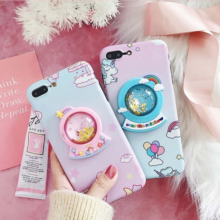 Po Iphone Cute Mini Unicorn Fish Eye Len Case Mobile Phones