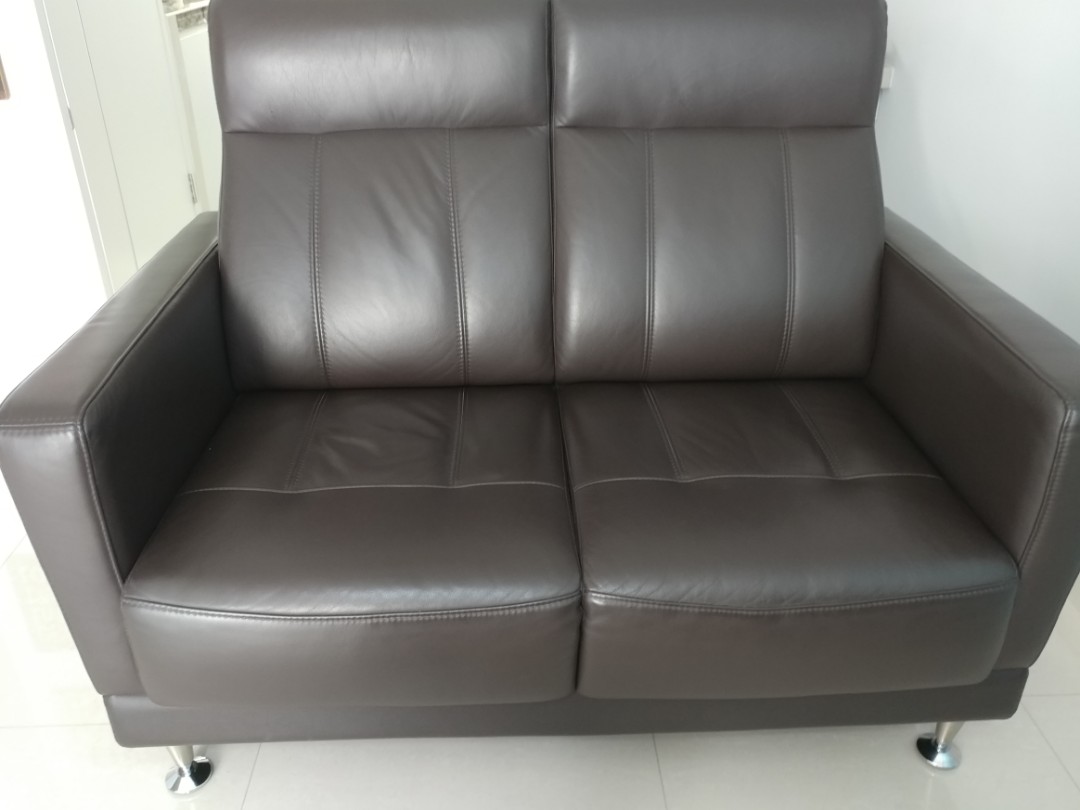 Seahorse Or Hecom Faux Leather Sofa Furniture Sofas On Carousell