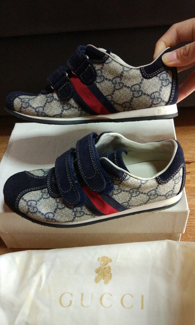 Sepatu Gucci Authentic Original Anak Laki Boy Bayi Anak Baju Anak Laki Laki Di Carousell