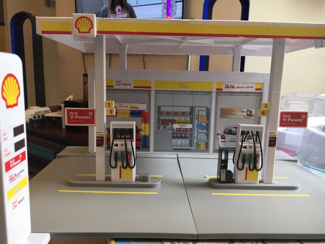 Shell 油站模型 興趣及遊戲 旅行 旅遊 旅行必需品及用品 Carousell