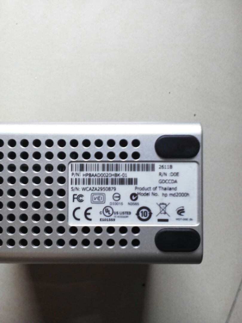 Simple Save hp md2000h外接硬底碟, 電腦及科技產品, 印表機及影印機在旋轉拍賣