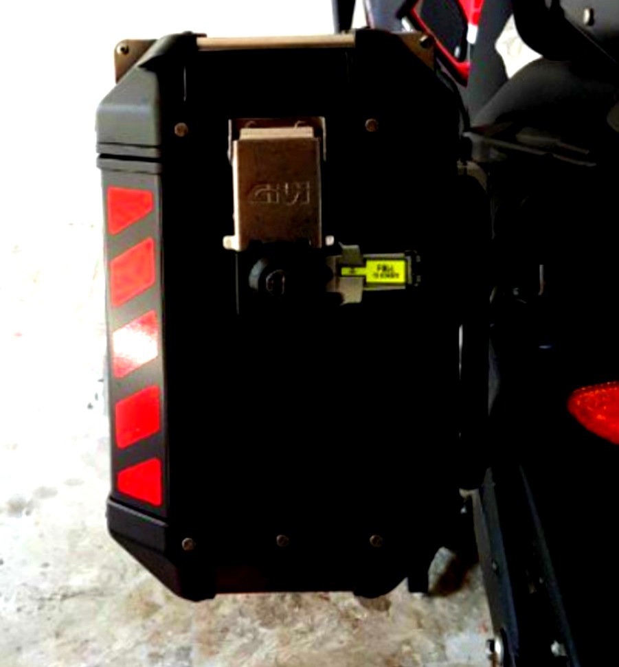 Top & Side Case Reflective Stickers Givi Trekker, Kappa KVenture Side