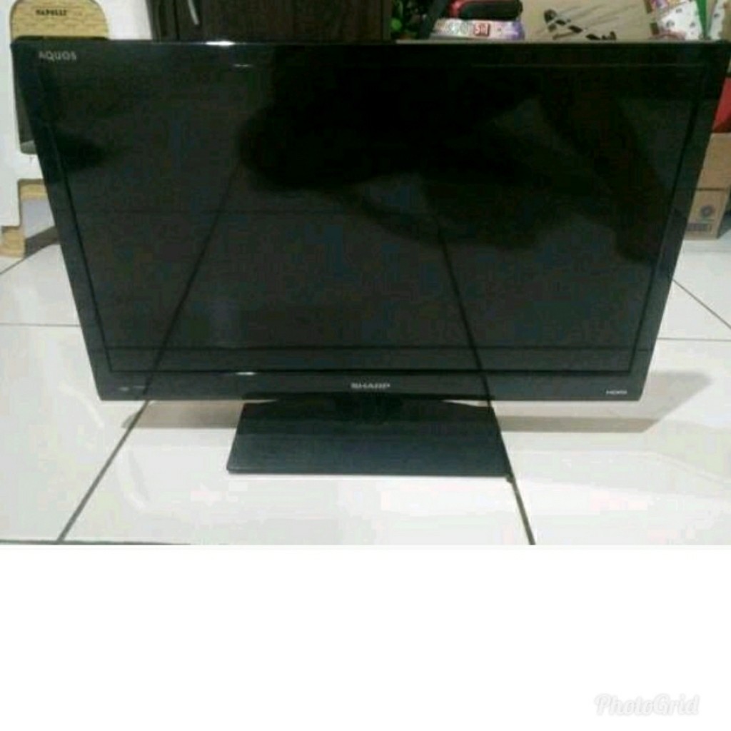 tv led 24 sharp aquos slim mulus
