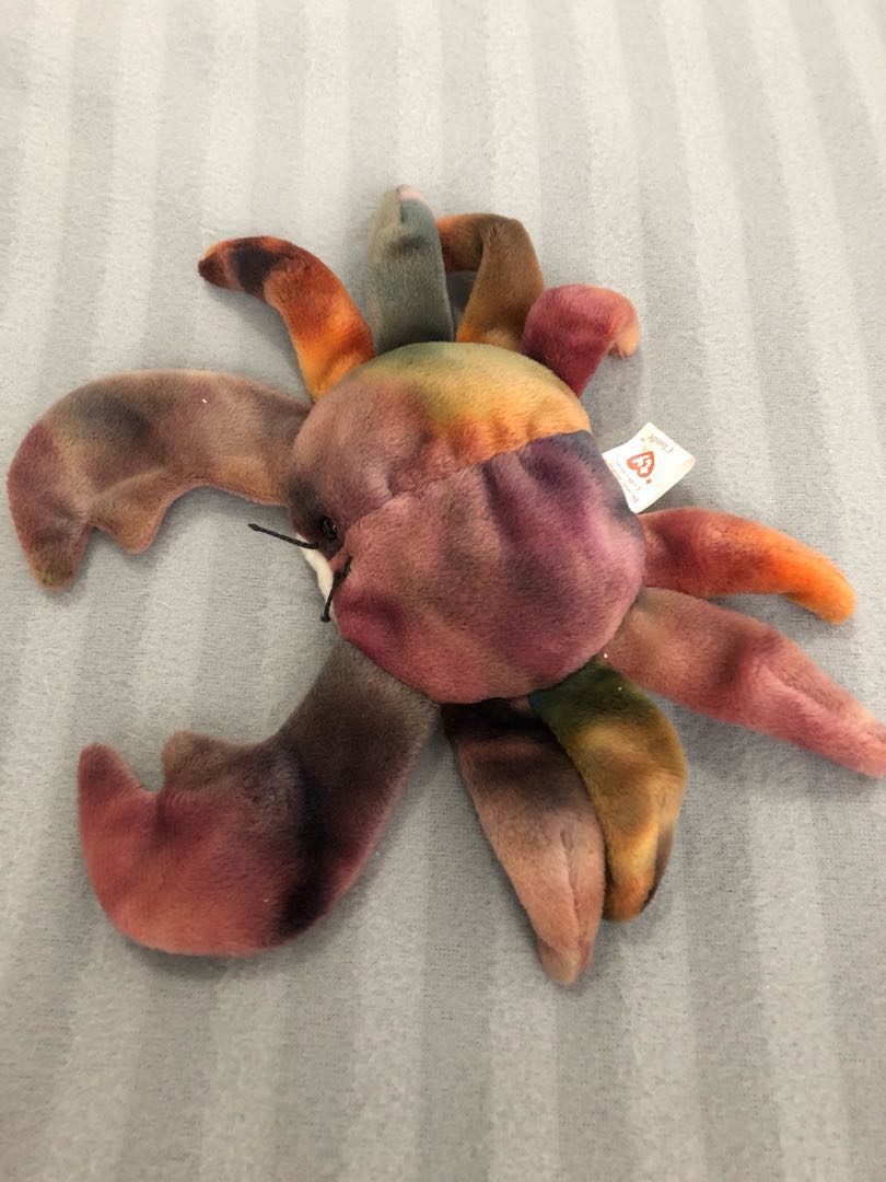 orange crab beanie baby