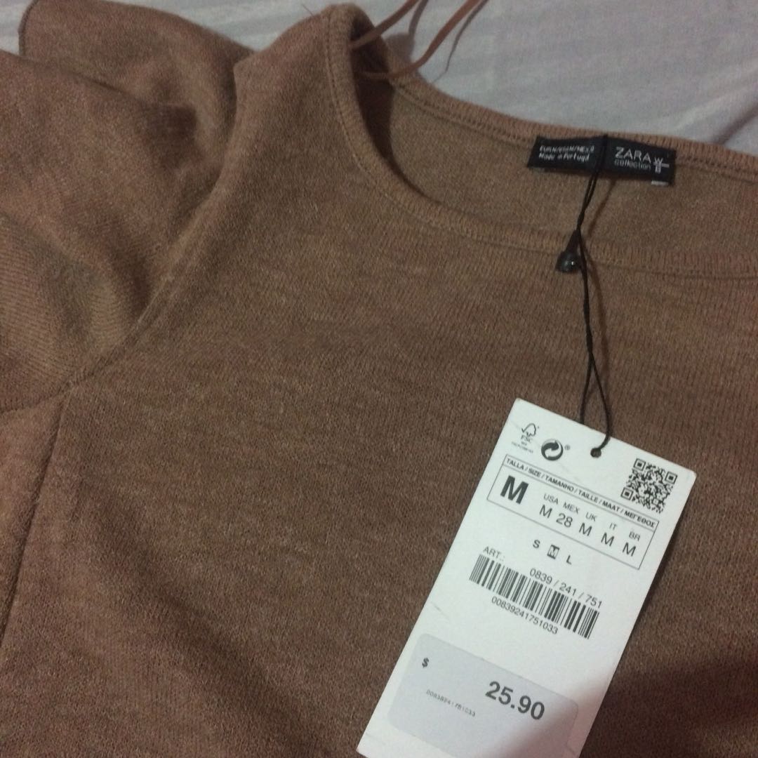 Zara Sweater With Tag Women S Fashion Clothes On Carousell
