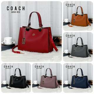 New koleksi tas bag coach brooklyn carryall bahan leather swyn