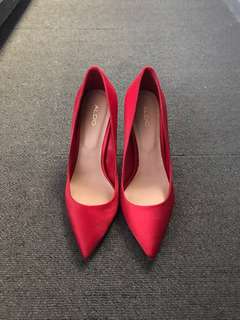 ALDO “Stessy Red” pumps ONCE USED