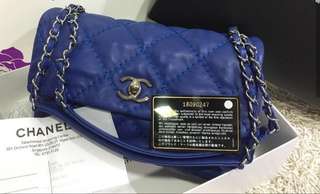 Chanel Seasonal Blue Small Flap Bag