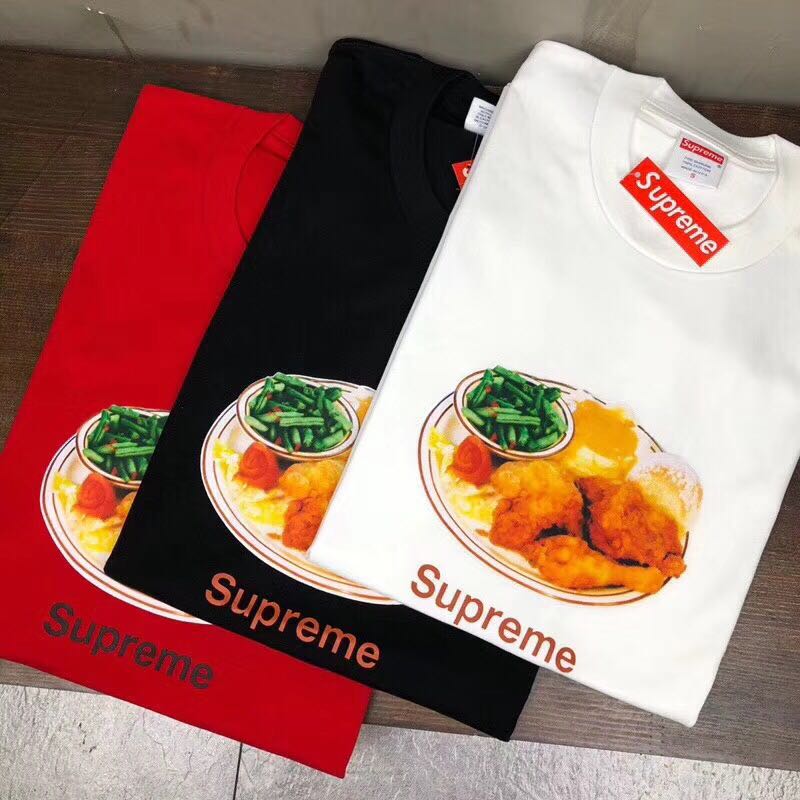 supreme chicken dinner tee red