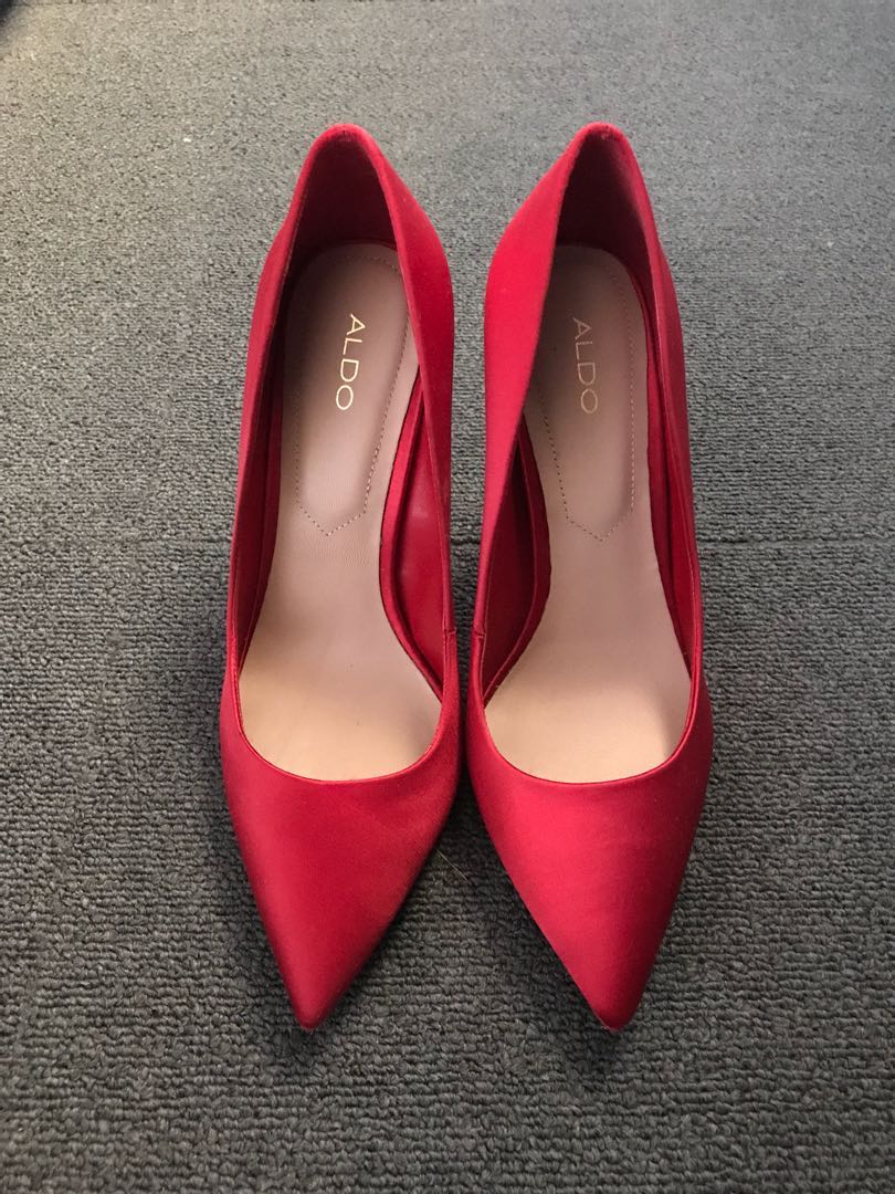 ALDO “Stessy Red” pumps ONCE USED 