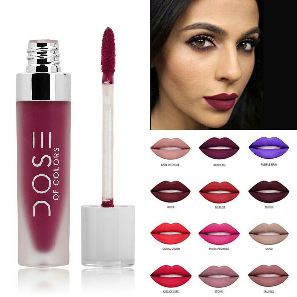 Sexy Lip Lingerie Doses Matte Lipstick Liquid Gloss Beauty And Personal