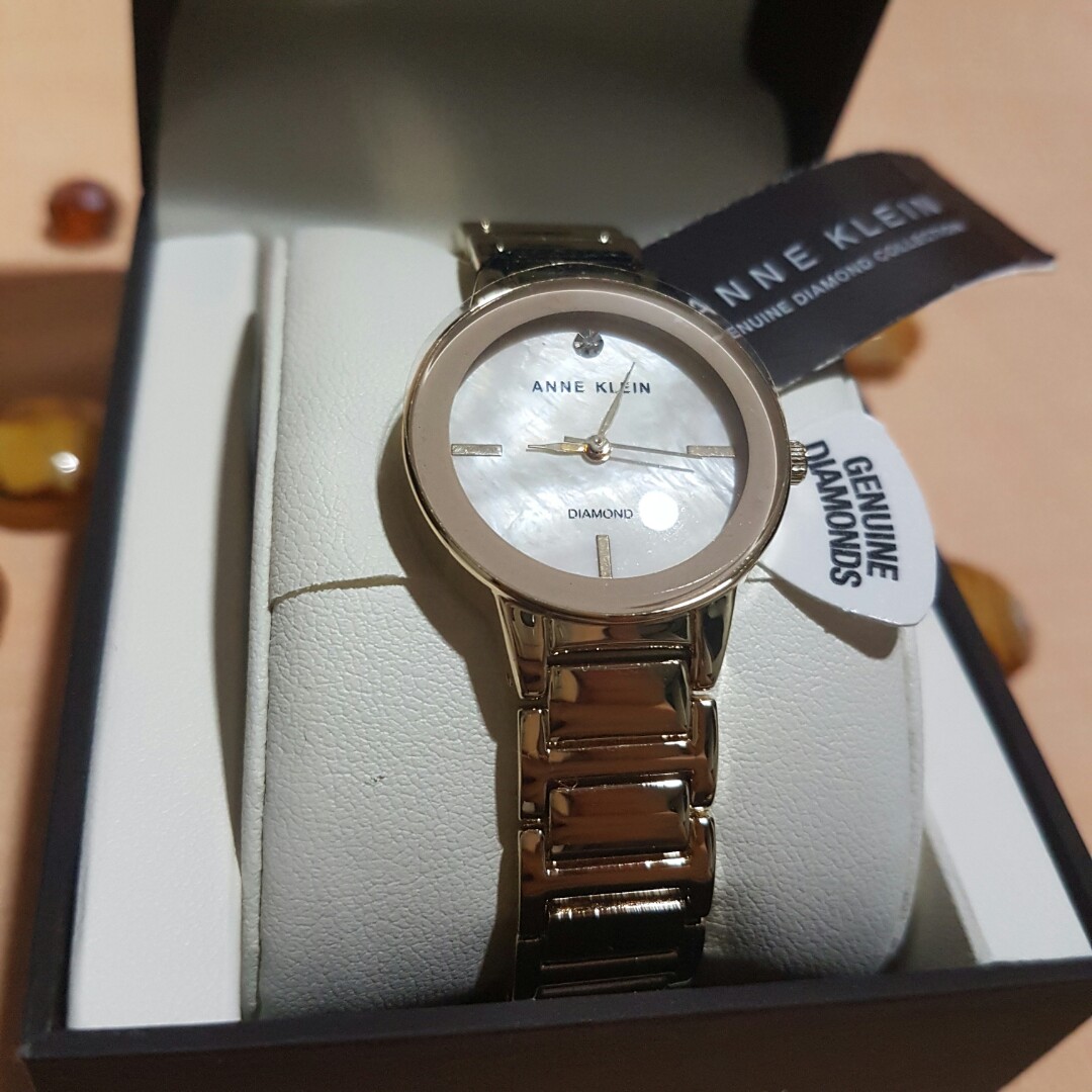 Anne klein genuine top diamond collection watch
