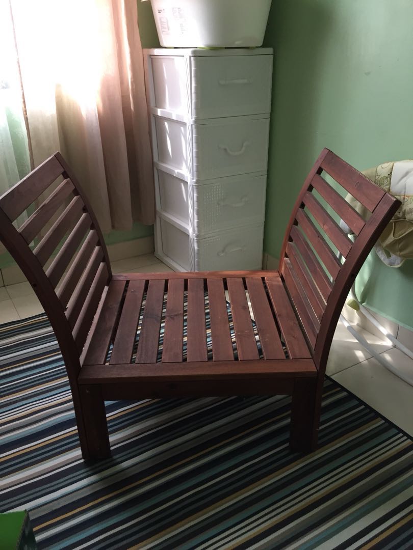 applaro ikea wooden sofa set, Furniture & Home Living, Furniture, Sofas