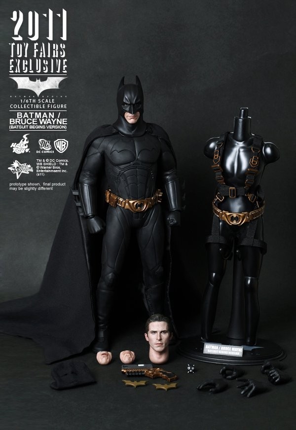 Batman / Bruce Wayne Batsuit Begins Exclusive Christian Bale 12