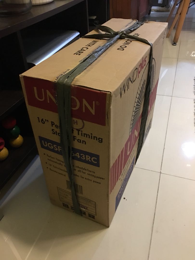 Brandnew UNION electric fan with remote control, TV & Home Appliances