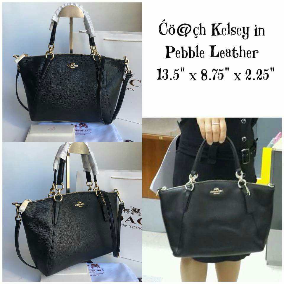 Coach Kelsey in Pebble Leather Bag Women s Fashion Bags