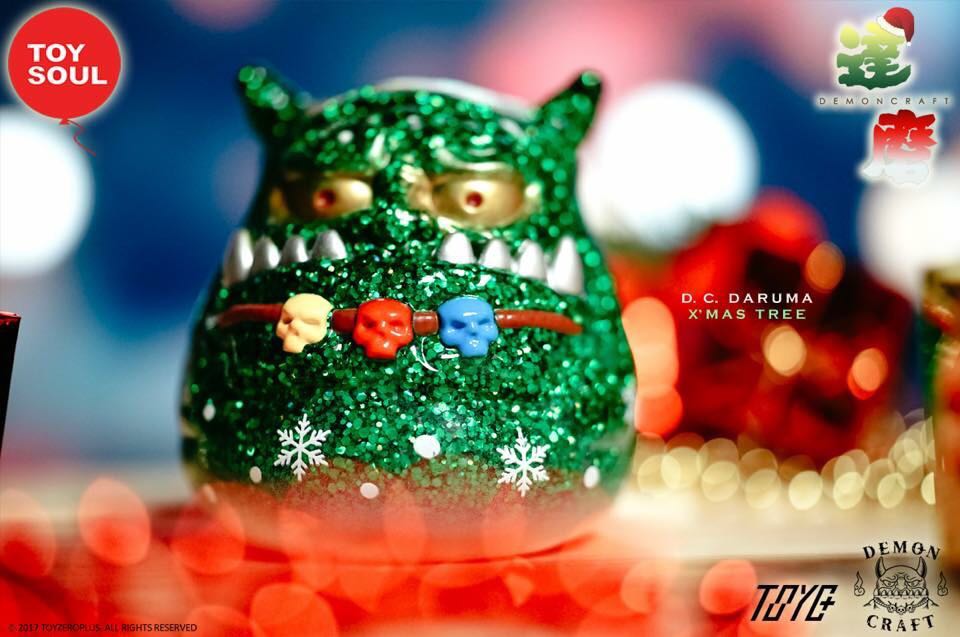 Demon Craft Daruma 匠鬼達磨xmas Tree Ver Sofubi Vinyl Figure 興趣及遊戲 玩具 遊戲類 Carousell